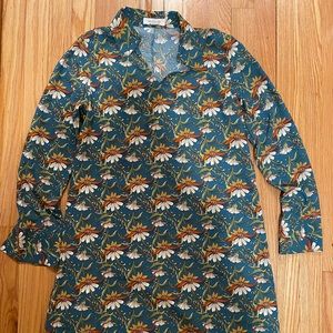 Polyester Dress Floral Pattern